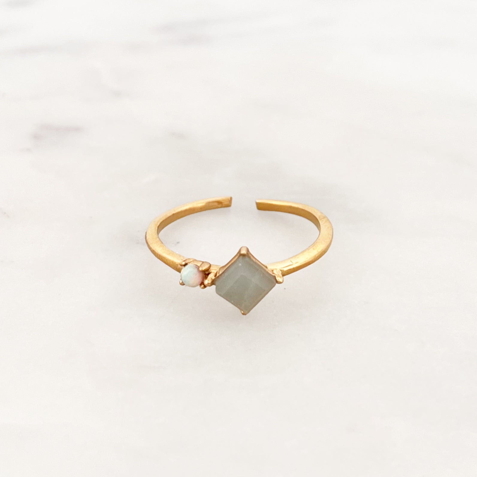 Amazonite Opal Ring Amazonite Opal Ring