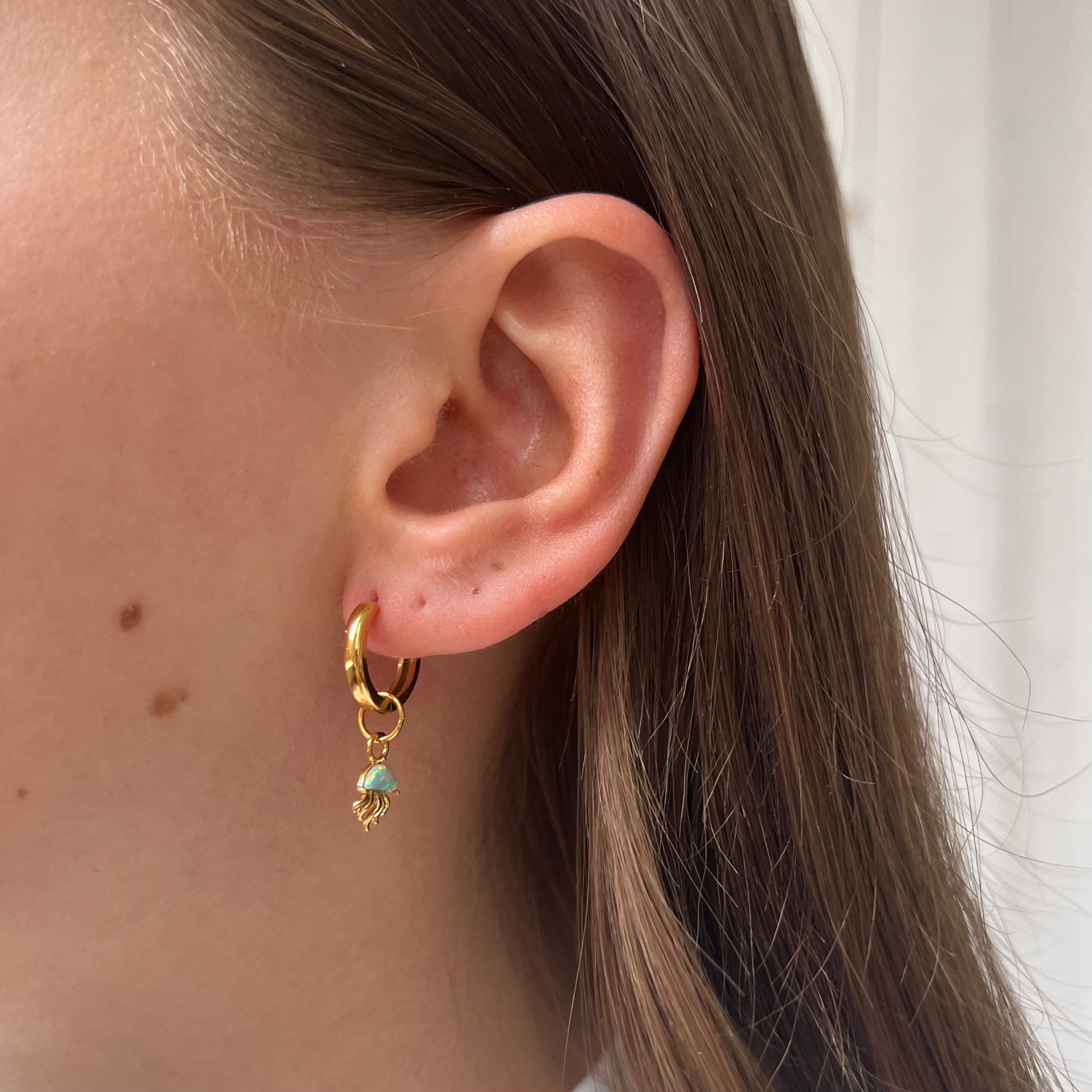 Earring Blue Jellyfish Earring Blue Jellyfish