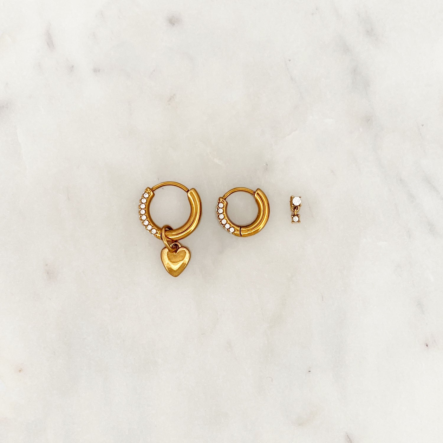 Earparty shiny hartjes Earparty shiny hartjes