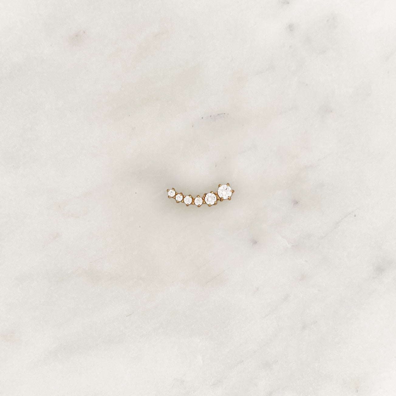 Earstud Strass Stars Left Earstud Strass Stars Left