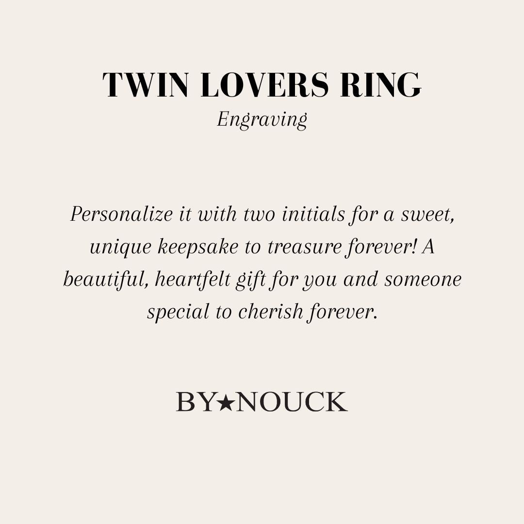 Graveren Twin Lovers Ring Graveren Twin Lovers Ring