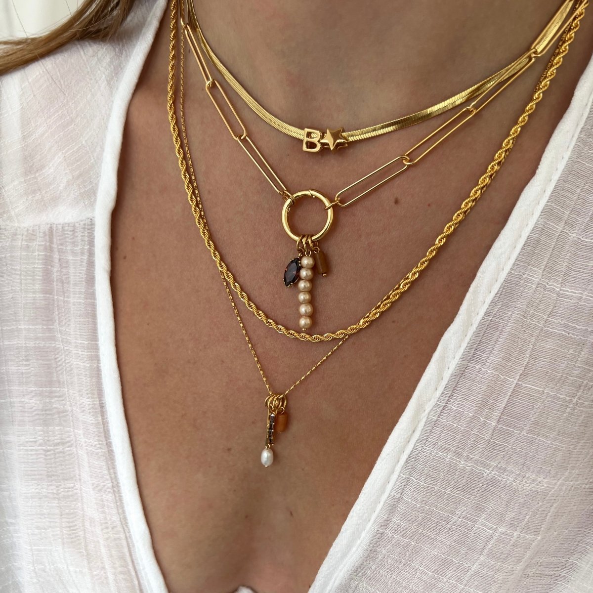 DYO Peach Pearls String - ByNouck Jewelry DYO Peach Pearls String - ByNouck Jewelry