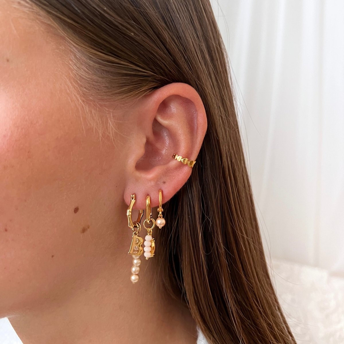 Ear Cuff Hearts - ByNouck Jewelry Ear Cuff Hearts - ByNouck Jewelry