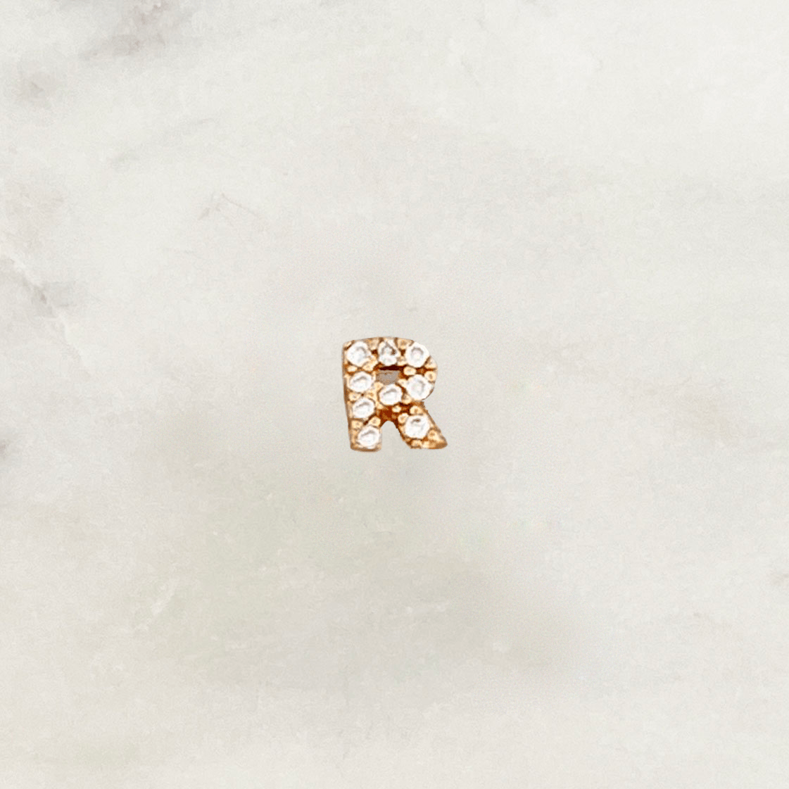 Earstud Initial - ByNouck Jewelry Earstud Initial - ByNouck Jewelry