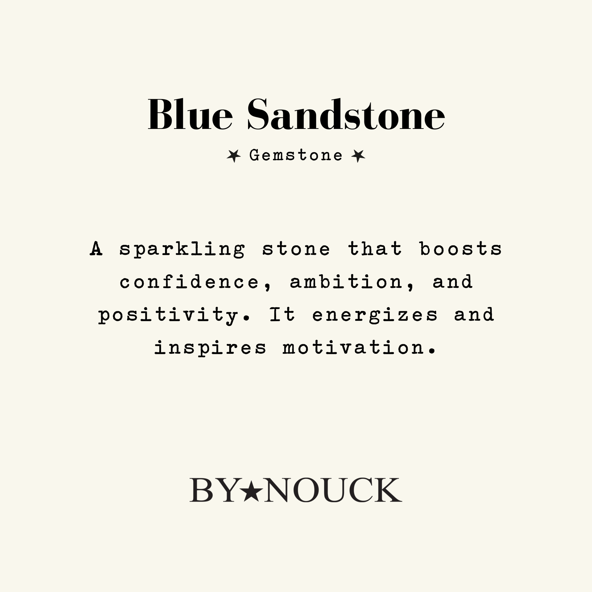 Necklace Blue Sandstone Baguette - ByNouck Jewelry Necklace Blue Sandstone Baguette - ByNouck Jewelry