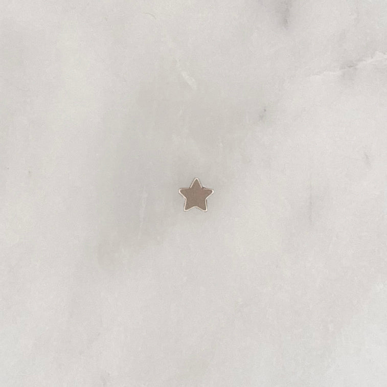 Sample Earstud Star Silverplated - ByNouck Jewelry Sample Earstud Star Silverplated - ByNouck Jewelry
