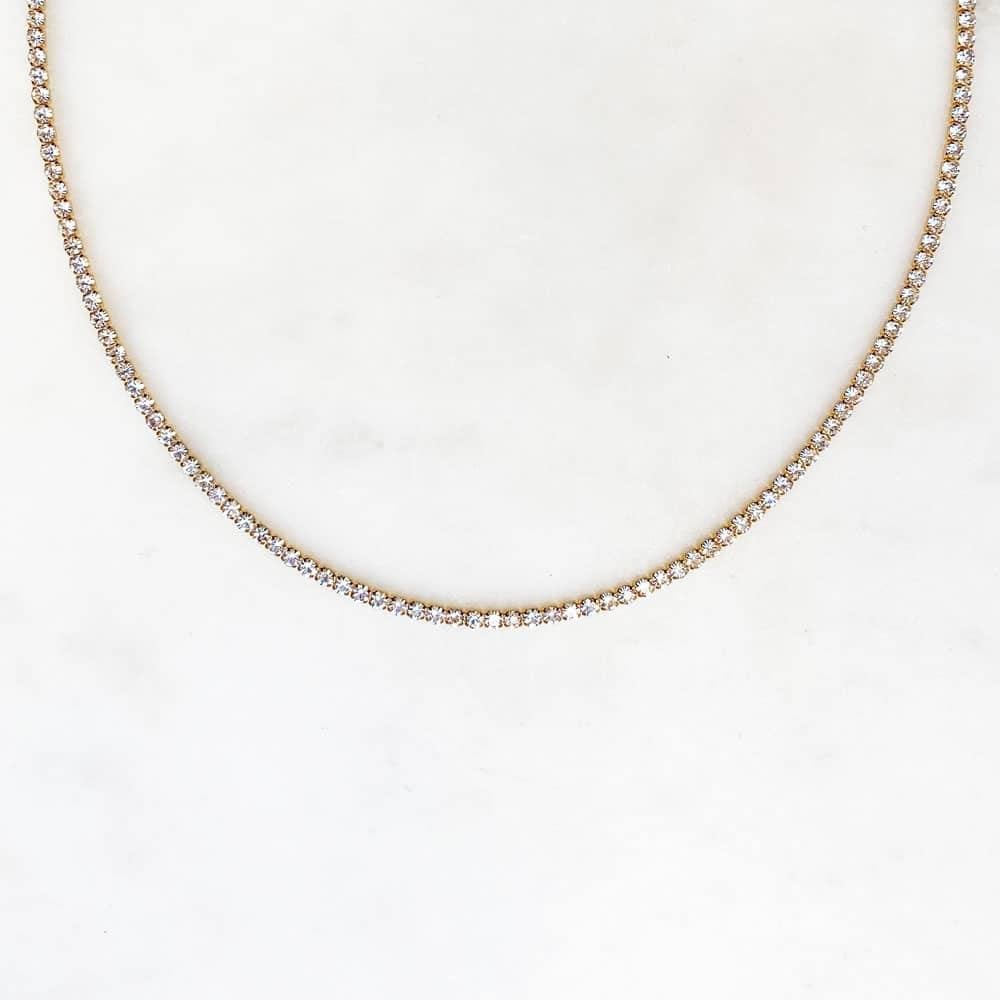 Clear Rhinestone Choker - ByNouck Jewelry Clear Rhinestone Choker - ByNouck Jewelry