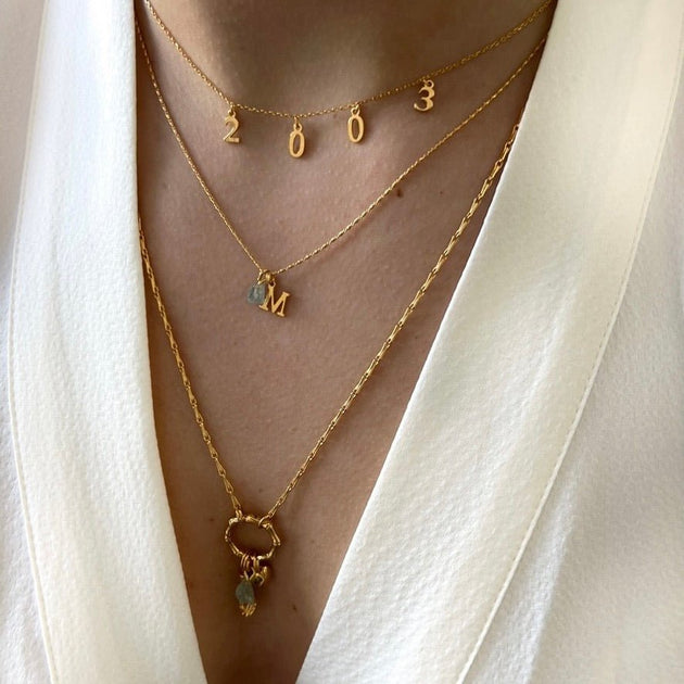 GEBOORTESTEEN KETTING - ByNouck Jewelry