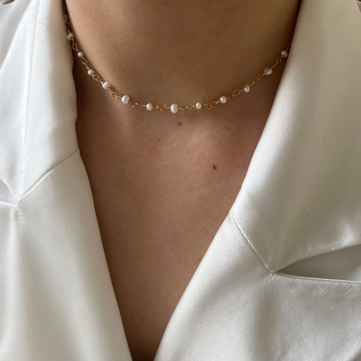 Choker Pearl Chain