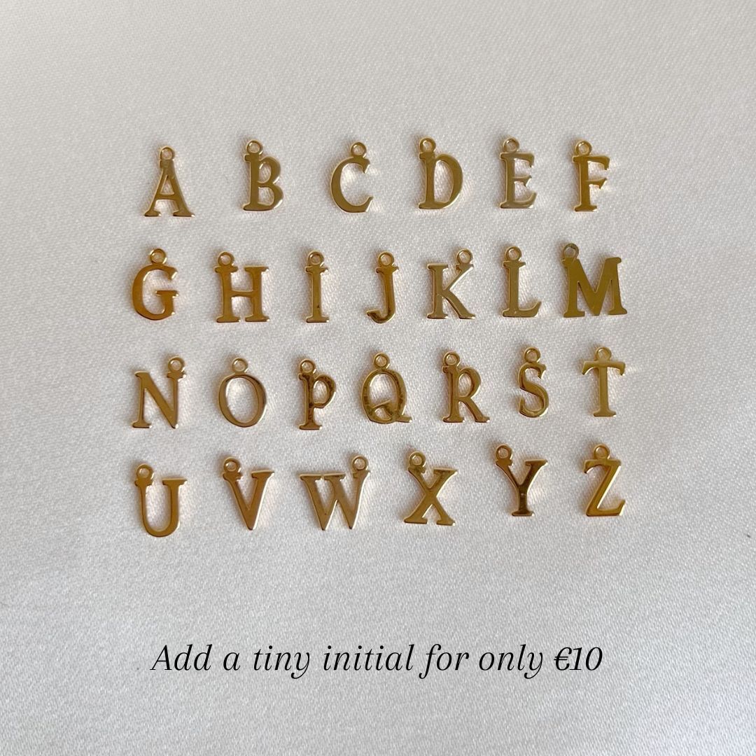 Tiny Huggie Pale Blue Beads