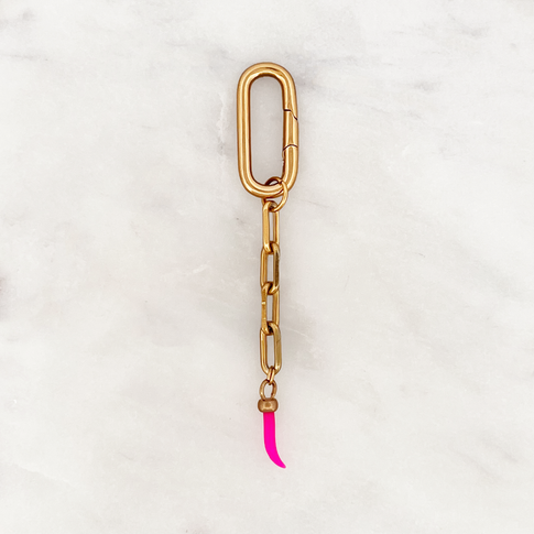 Bikini Charm Pink Chili Classic Clasp