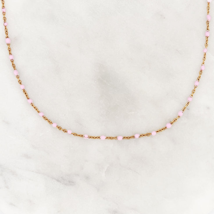 Base Cherry Blossom Dots Necklace