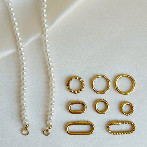 Base Lange Glasparels Ketting