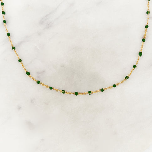 Base Groene Dots Ketting