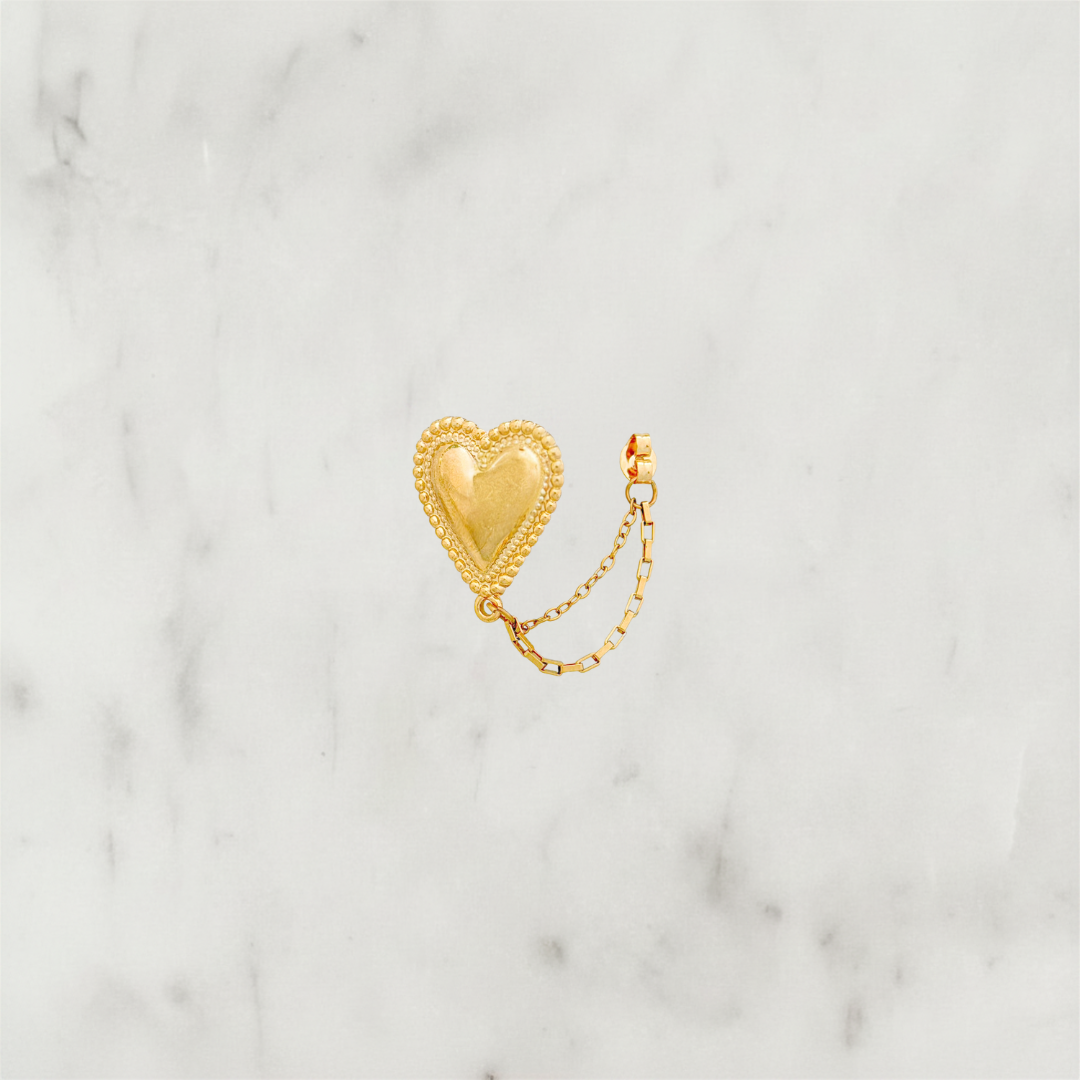 Big Heart Earstud