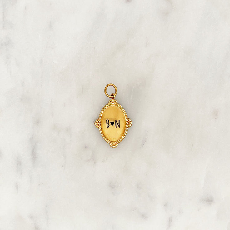 DYO Engrave Boho Oval Coin