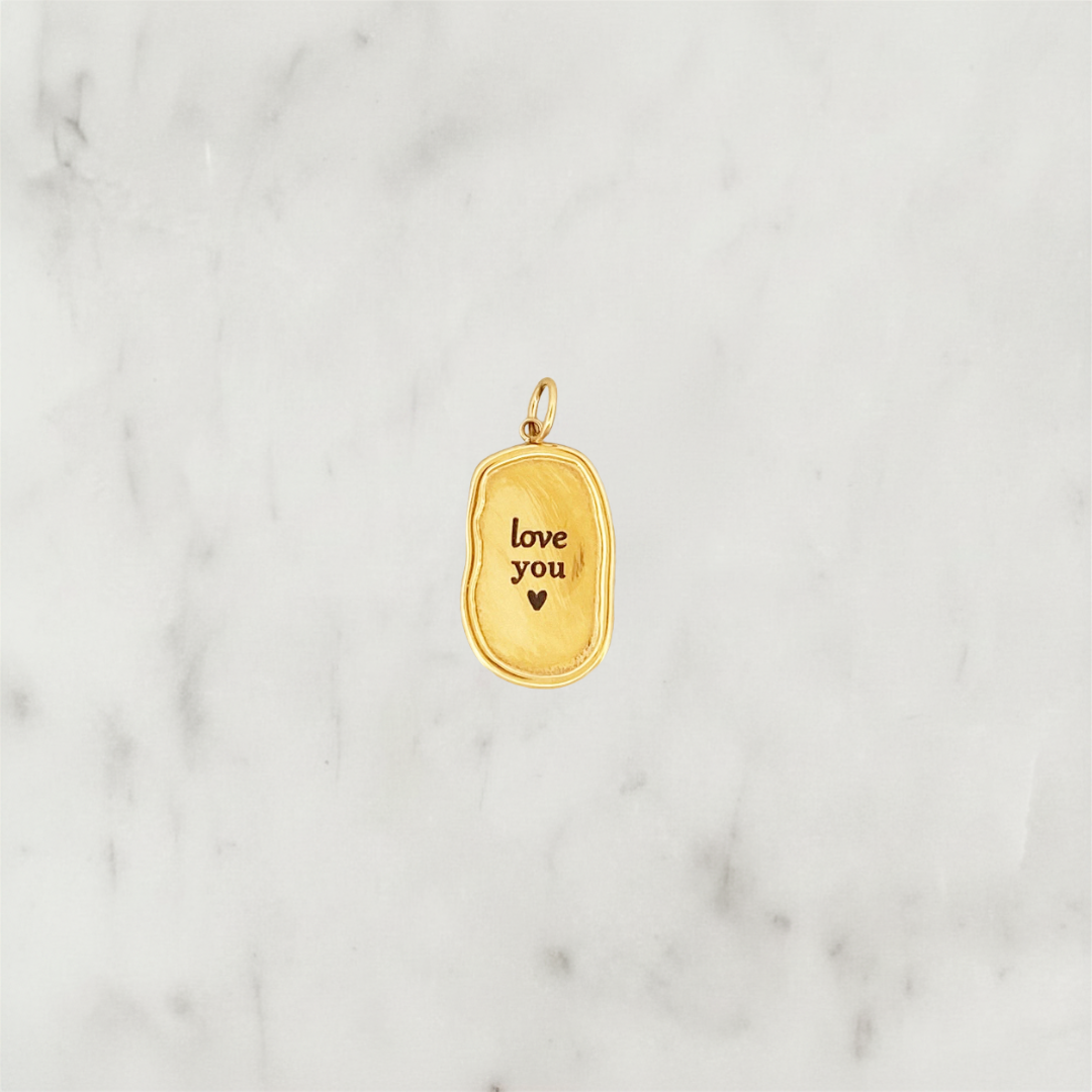 DYO Engrave Moon Oval Coin