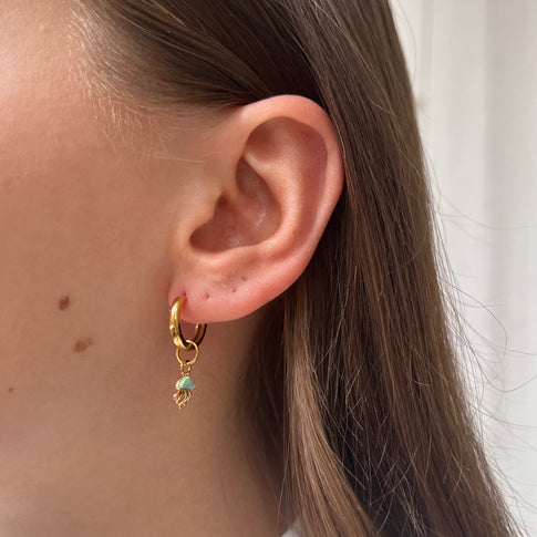 Earring Blue Jellyfish