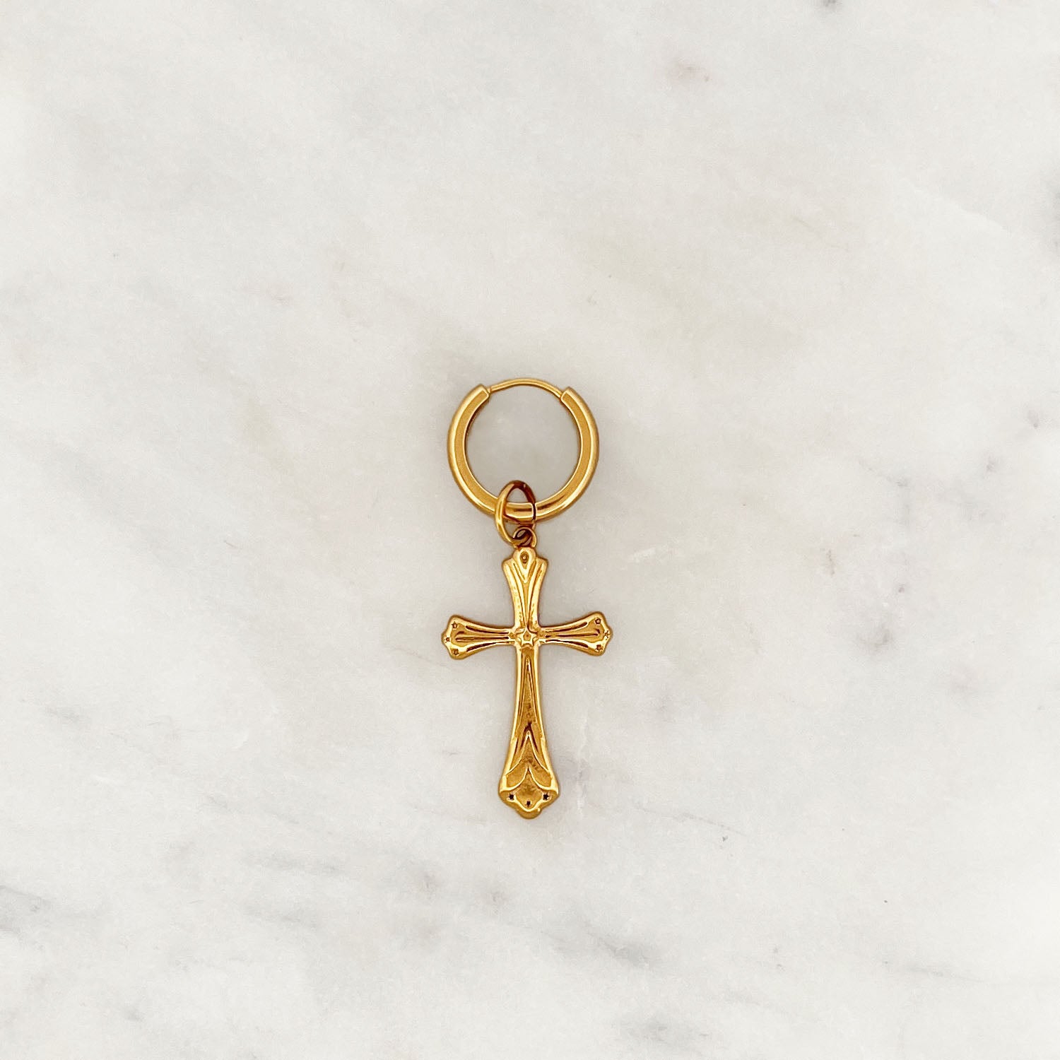 Earring Big Cross