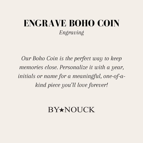 DYO Gegraveerde Boho Munt