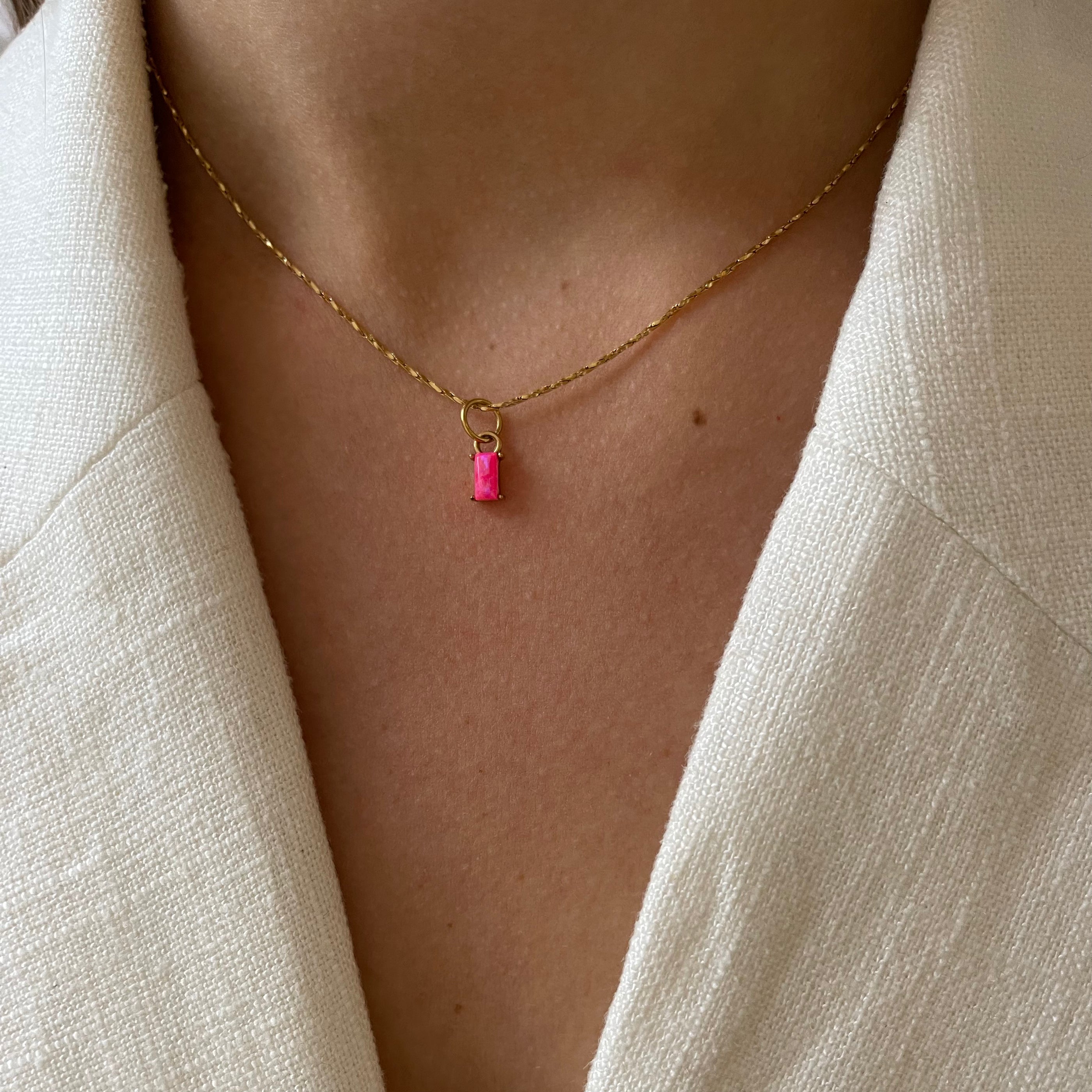 DYO Pink Opal Baguette