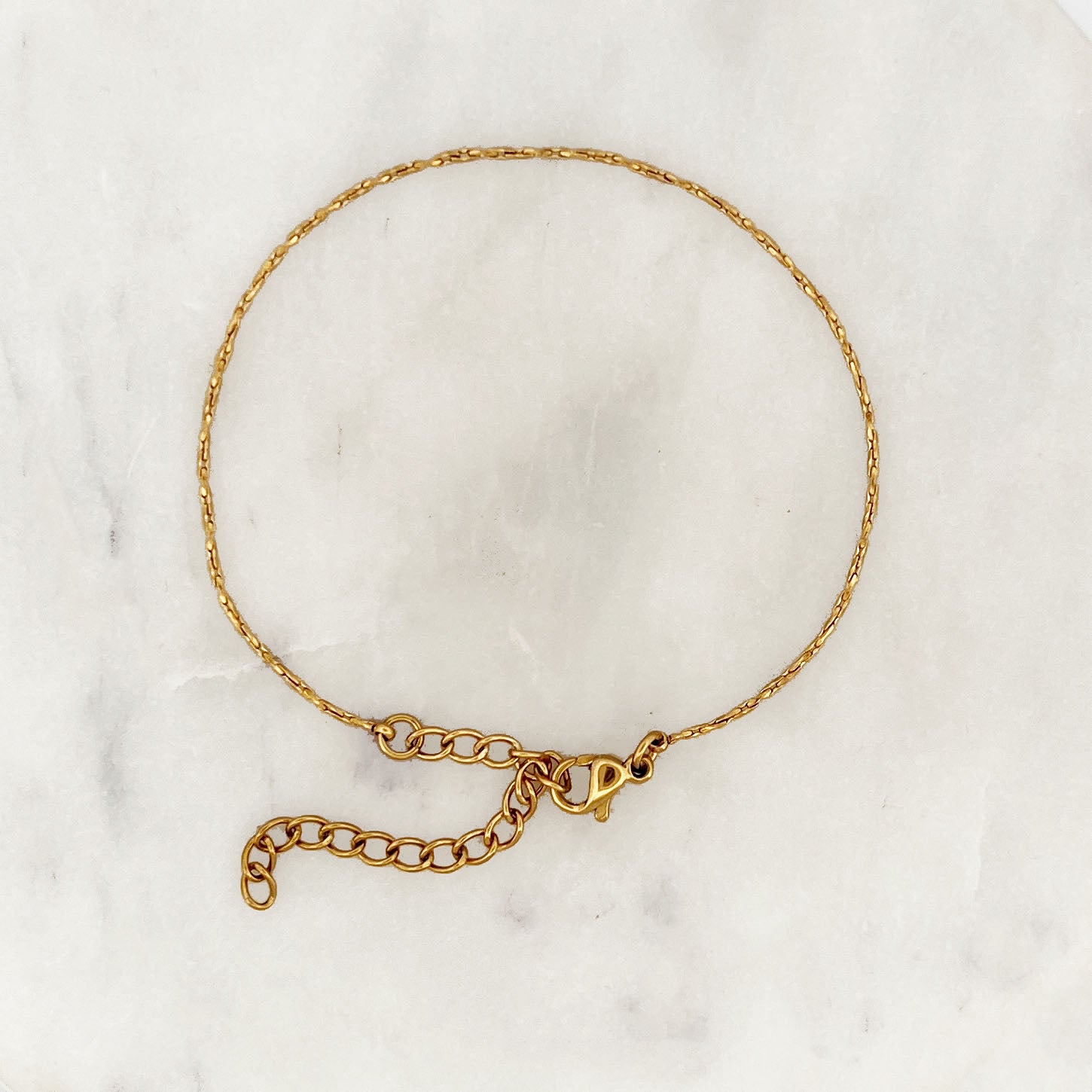 Fine rope bracelet