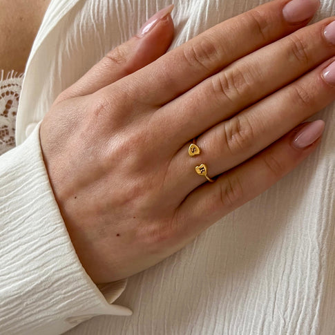Graveren Twin Lovers Ring