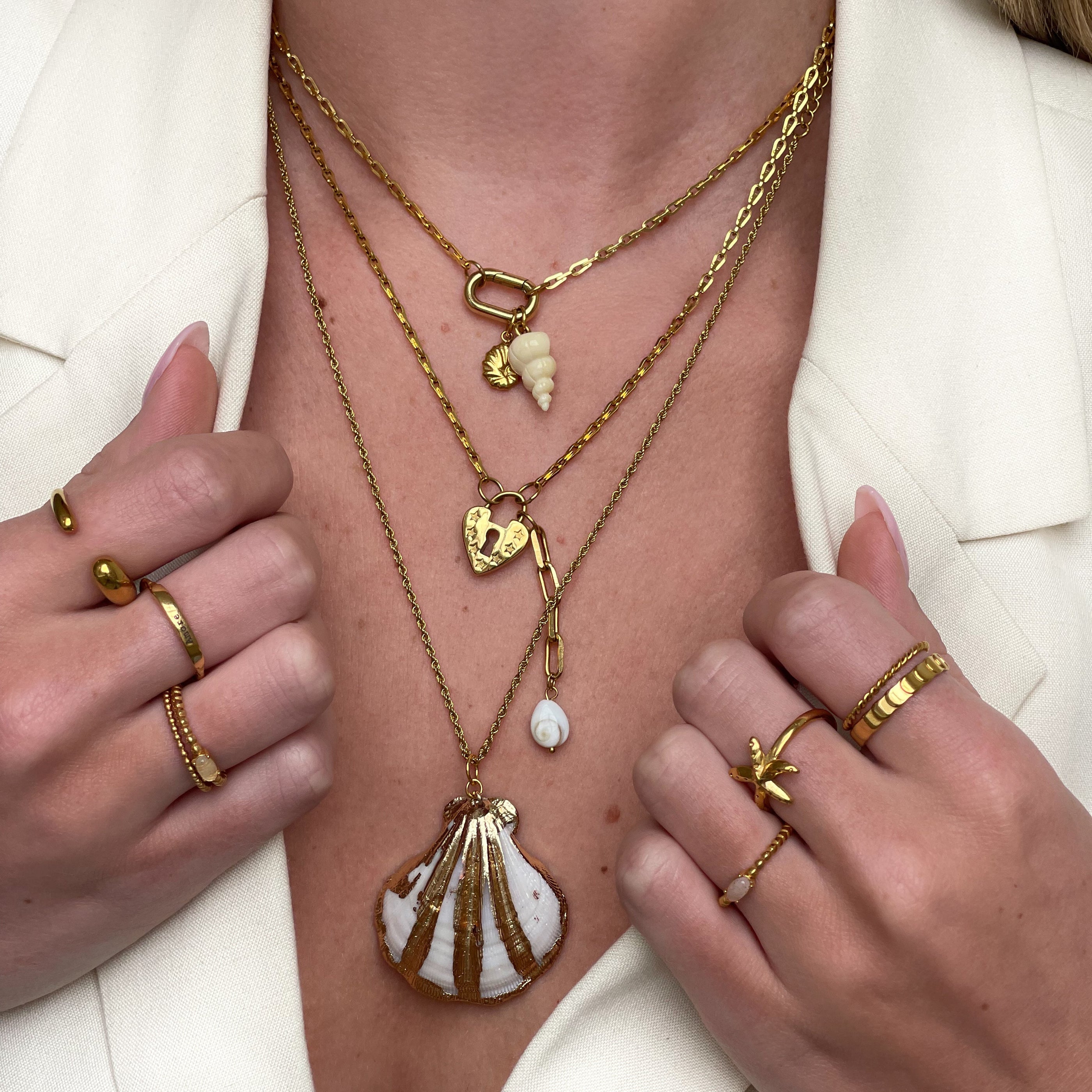DYO Ivory Gold Shell