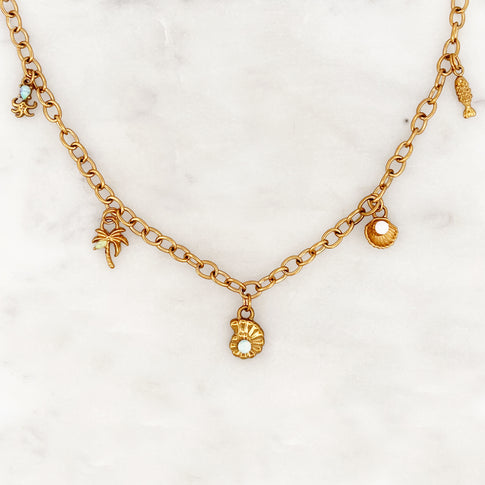 Charm Necklace Sea Treasures