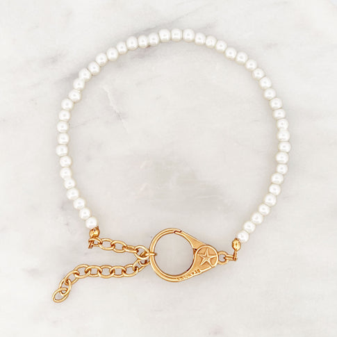 Glasspearls Bracelet Star Clasp