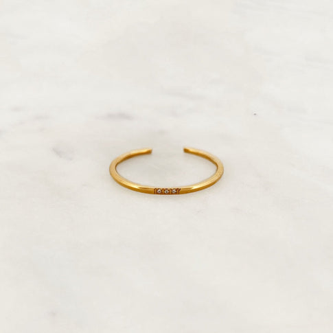 Small Rhinestones Ring