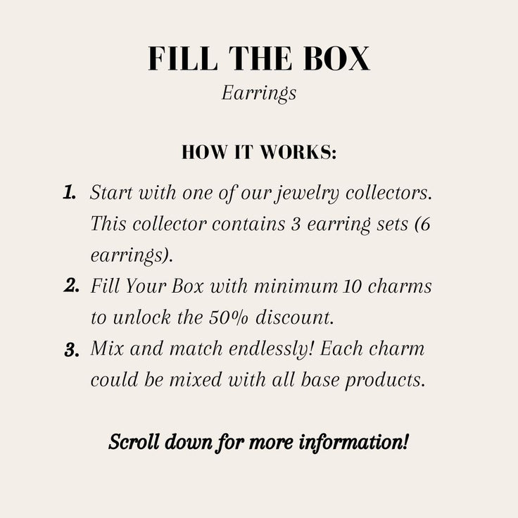 Fill The Box - 3 Earring Sets