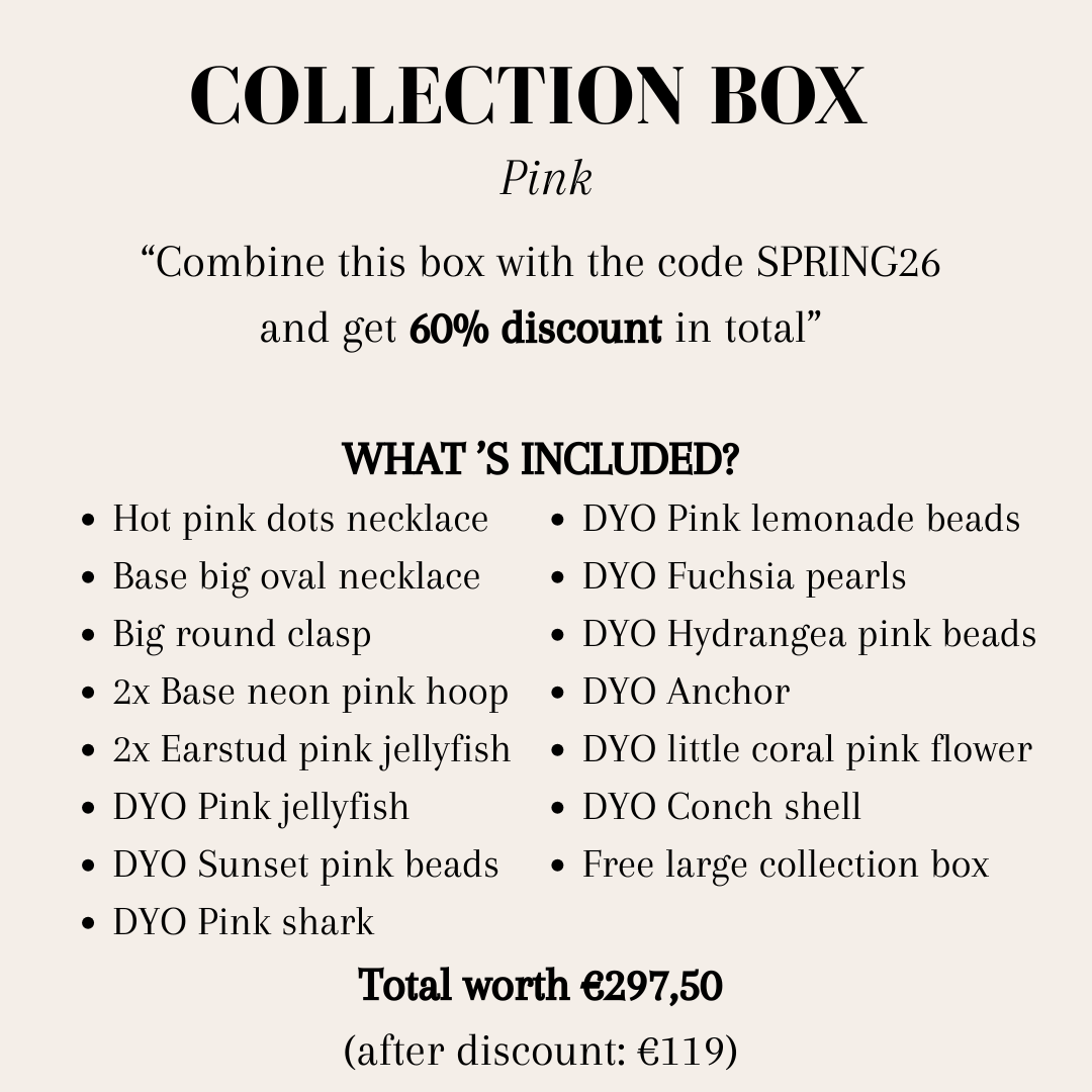Collection box pink