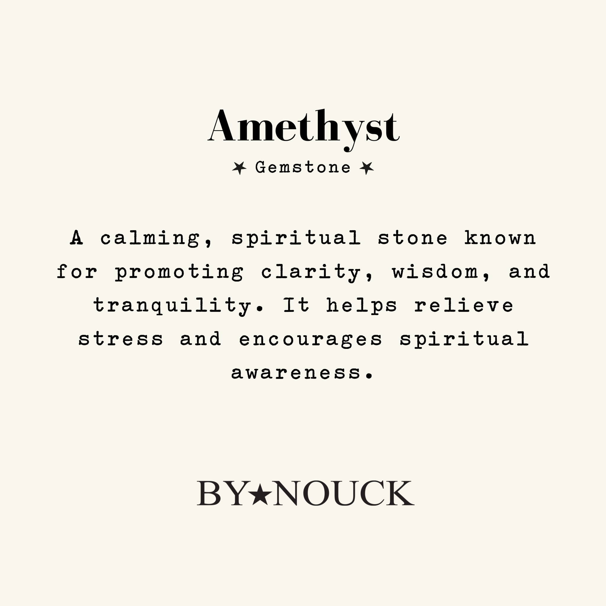 Amethyst Ring - ByNouck Jewelry