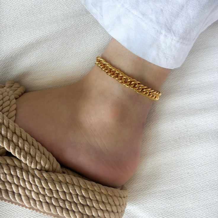 Anklet Big Chain - ByNouck Jewelry