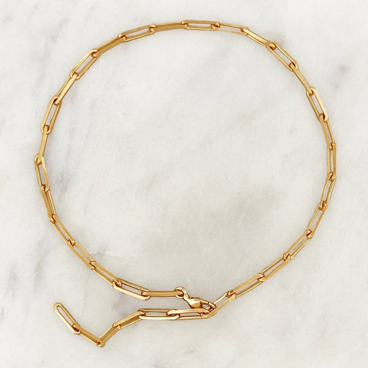 Anklet Medium Oval - ByNouck Jewelry