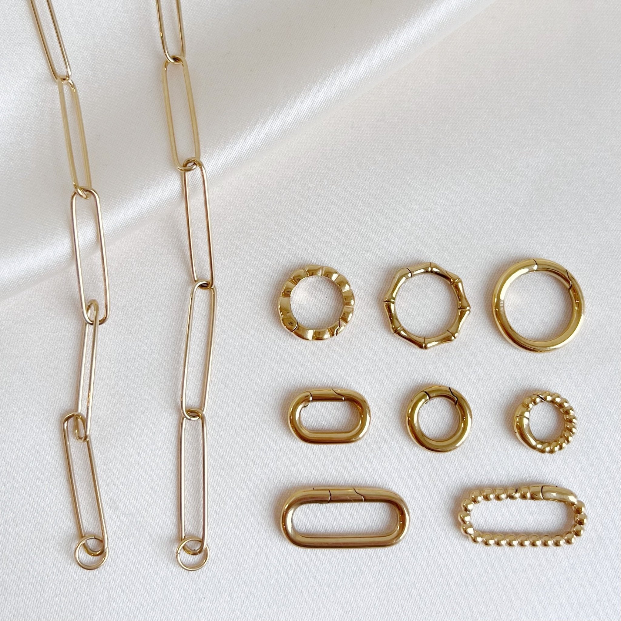 Base Big Oval Necklace - ByNouck Jewelry