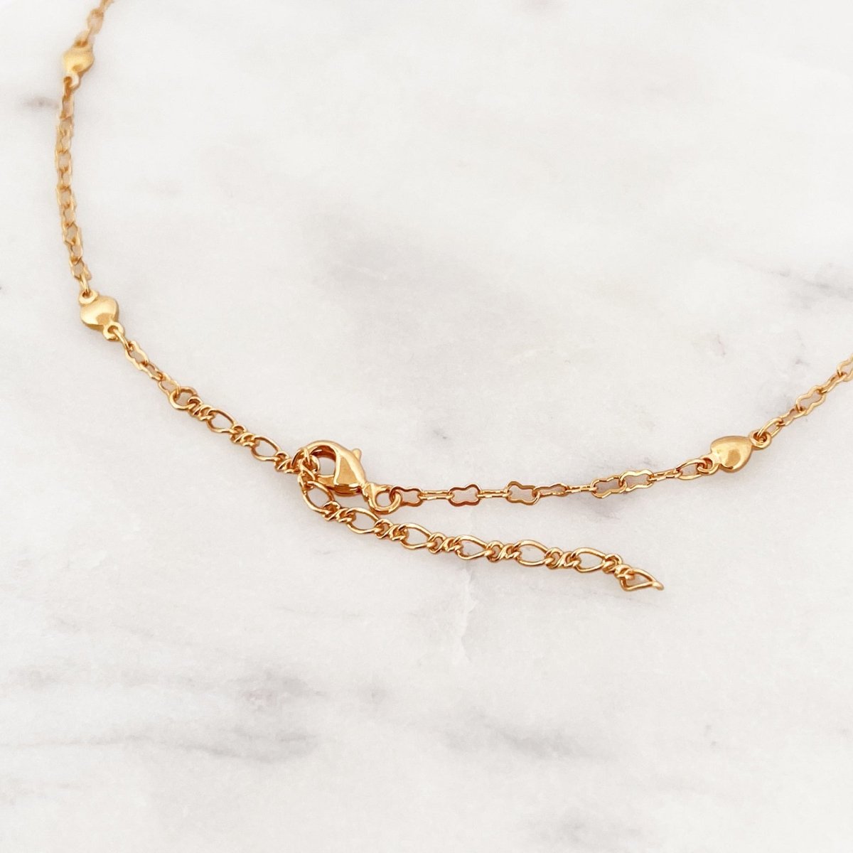 Base Heart Chain Necklace - ByNouck Jewelry