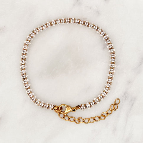 Bracelet Clear Rhinestones - ByNouck Jewelry