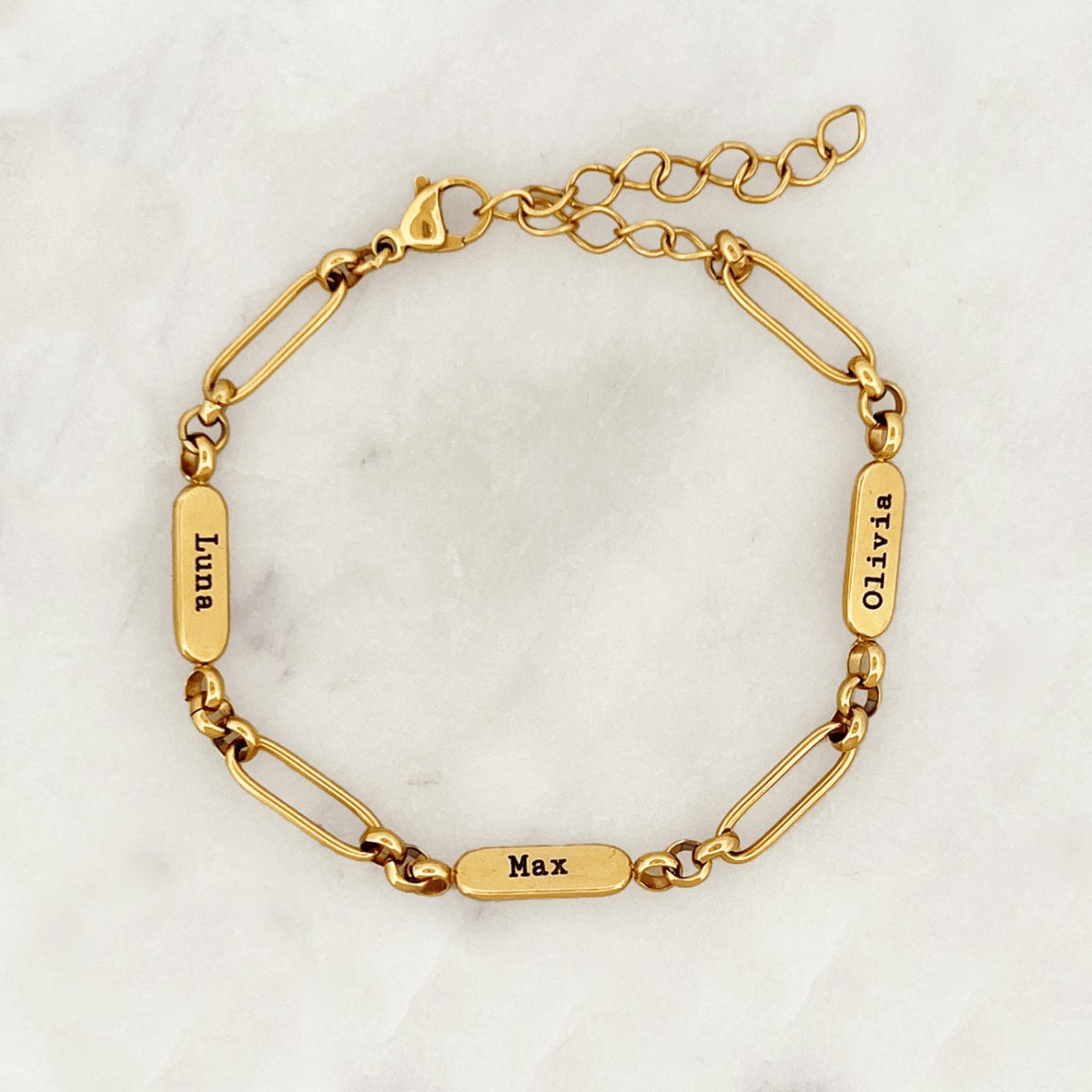 Bracelet Engraved Tags - ByNouck Jewelry