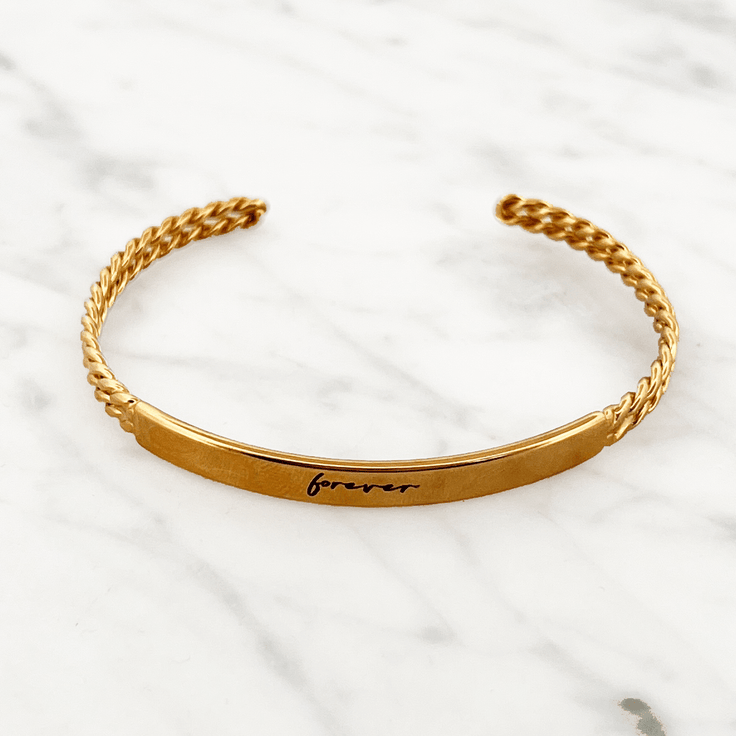 Bracelet Twisted Bangle Forever - ByNouck Jewelry