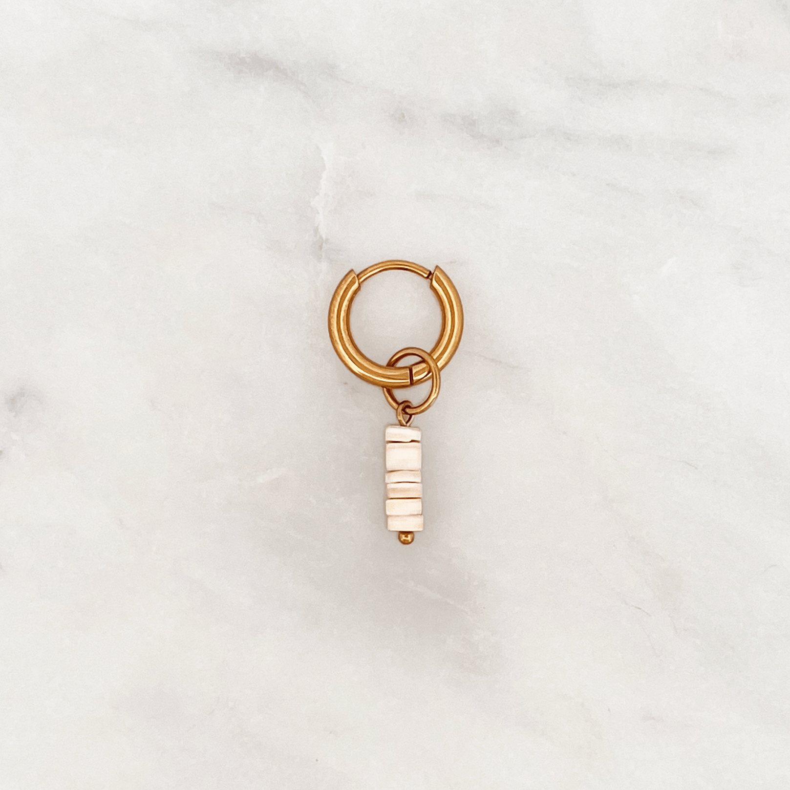 Classic Huggie Sand Discs - ByNouck Jewelry