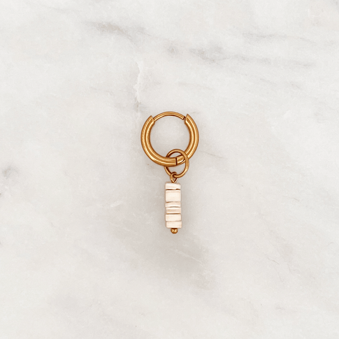 Classic Huggie Sand Discs - ByNouck Jewelry