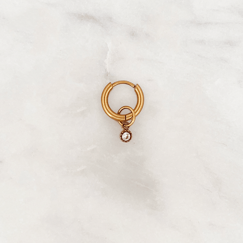 Classic Huggie Shiny Drop - ByNouck Jewelry