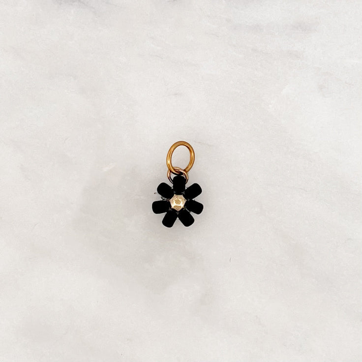 DYO Black Beads Flower - ByNouck Jewelry