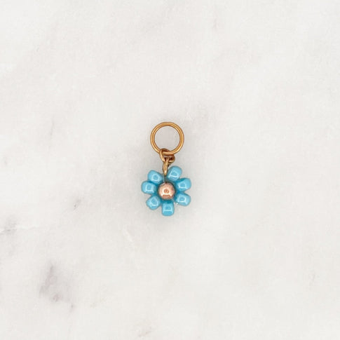 DYO Blue Beads Flower - ByNouck Jewelry