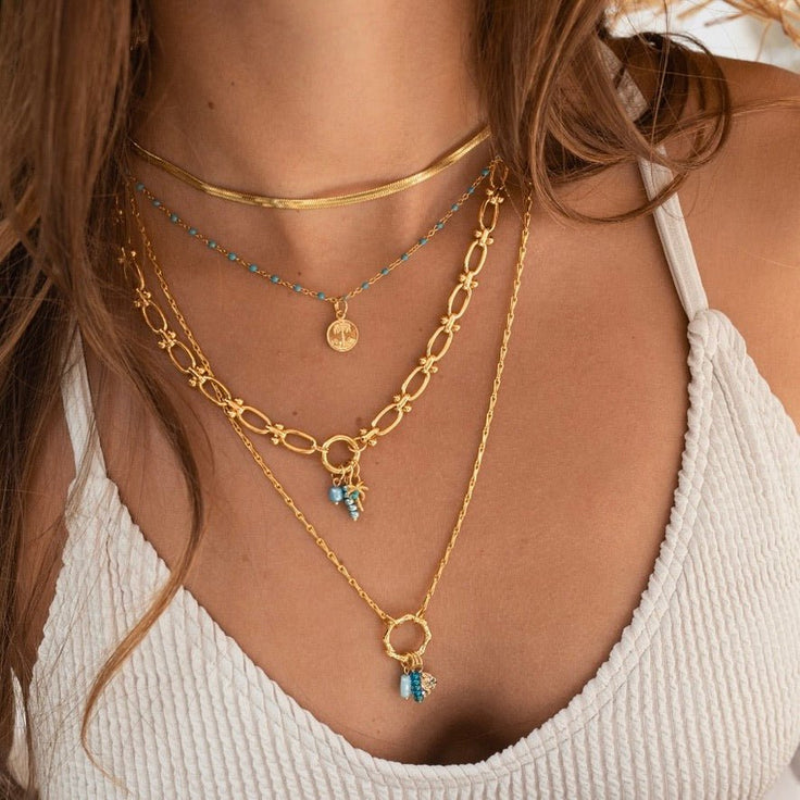 DYO Blue Opal Palm - ByNouck Jewelry