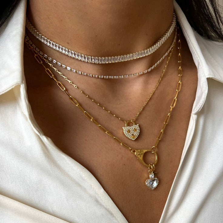 DYO Clear Diamond Heart - ByNouck Jewelry