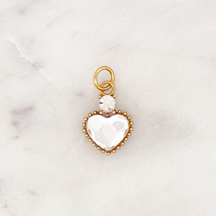DYO Clear Diamond Heart - ByNouck Jewelry