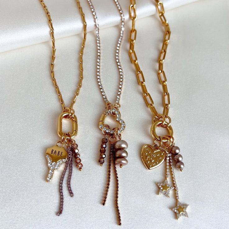 DYO Lilac Brown Chain - ByNouck Jewelry